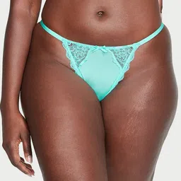 Victoria's Secret Lace-Trim V-String Panty 1121018385L9-image-34