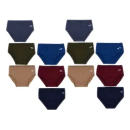 YELLOWDELIGHT Girls Pack Of 12 Cotton Hipster Briefs-image-62