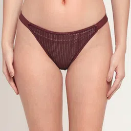 EROTISSCH Women Self Design Low-Rise Thong Briefs-image-84