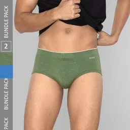 XYXX Mens Solid Pack of 3 Micro Modal UNO Medley Brief XYBRF3PCKN917-image-69