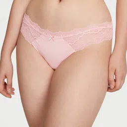 Victoria's Secret Lace Trim Thong Panty Briefs-picture-35