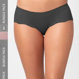 FashionRack Women Pack of 3 Assorted Hipster Cotton Briefs-picture-12
