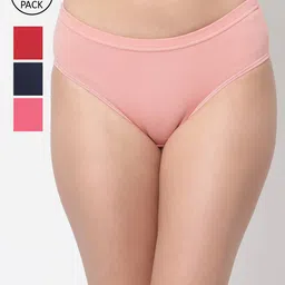Floret Women Pack Of 4 Assorted Hipster Briefs-picture-33