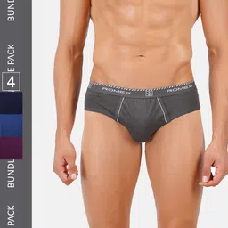 Ramraj Men Pack Of 4 Pure Combed Cotton Hipster Briefs-picture-33