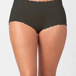 NOIRA Pack Of 3 Assorted Cotton Lace Hipster Briefs image 5