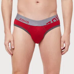Zoiro Pack Of 2 Mid Rise Anti Bacterial Basic Briefs ZO-BRI-TERNDS02-RR-PBLU-S-2PC image 5