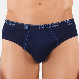 Ramraj Men Assorted Pack Of 4 Cotton Anti-Microbial Basic Briefs image 2