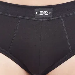 BODYX Men Low-Rise Basic Briefs BX14B-BLACK-XL image 4