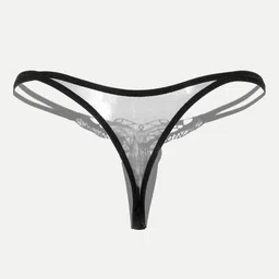 Opulent Women Self-Designed Laced Low-Rise Thong Briefs image 3