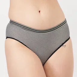 DressBerry Green Pack Of 3 Striped Hipster Briefs DB-CHV-BRF-34-13A image 4