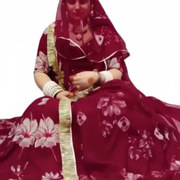 wolvox Solid Semi Stitched Rajputi Poshak-picture-23