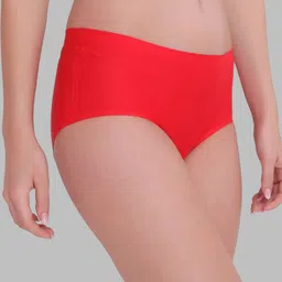 PLUMBURY Women Pack Of 3 Seamless Hipster Briefs image 3