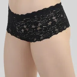 SELFCARE Pack of 3 Pure Soft Net Nylon Mid Rise Boyshort Panties SN2151N image 2