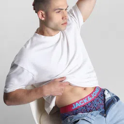 Jack & Jones Printed Mid-Rise Briefs 2672593001 image 3