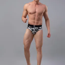 Underjeans by Spykar Men Pack of 2 Cotton Blend Brief image 4