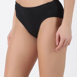 Dollar Pack Of 7 Assorted Pure Cotton Anti-Bacterial Hipster Briefs image 5