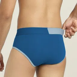 XYXX Men Pack Of 2 Colorblocked Basic Briefs image 2