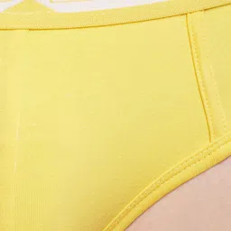 BODYX Low-rise Basic Briefs BX10B-BUTTER-CUP-XL image 4