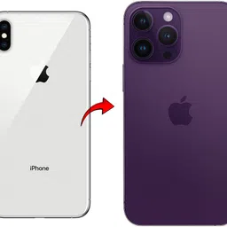Hespa iPhone XS MAX to iPhone 14 PRO MAX Full Body Housing Converter Kit Include Battery Adhesive & Waterproof Seal - Full Panel-image-9