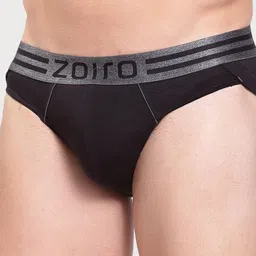 Zoiro Men Pack Of 2 Mid Rise Basic Briefs image 2