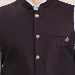 turtle Self Design Men Waistcoat image 5