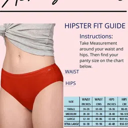 Ashleyandalvis Women Pack of 3 Anti-Bacterial Anti Odour Modal Hipster AA-HIP-EB-MG-SR image 4