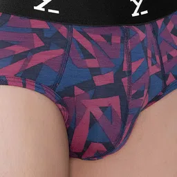 XYXX Men Pack Of 2 Mid-Rise Printed IntelliSoft Micro Modal Briefs XYBRF2PCKN712 image 3