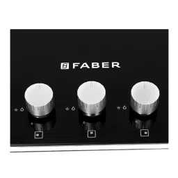 Faber HTG 753 CRS BR CI Tempered Glass Top 3 Burner Automatic Hob (High Quality Knob, Black) image 5
