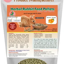 herbal sinovet india Organic Orange rabbit food (3kg), ISO(9001-2015), Fssai Certified Liver 3 kg (2x1.5 kg) Wet Young, Adult, New Born, Senior Rabbit Food-picture-27