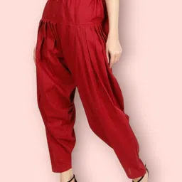 atriyo Pure Cotton Solid Women ["Maroon"] Salwar image 3