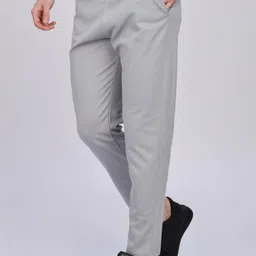 venvor Men Self Design Grey Track Pants-picture-23