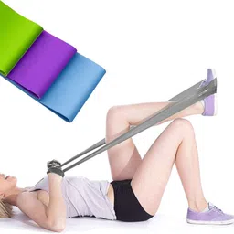 Yoga Resistance Bands For Workout| Stretch Band | Theraband |Exercise Band Resistance Band-image-43