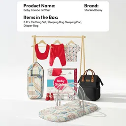 staranddaisy Combo Baby Gift Set, Clothing Set+Sleeping Bag+Mosquito Net+Maternity Diaper Bag image 2