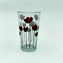 crockware (Pack of 6) crockwear_glass_pc6-FLORA-07_New Glass Water/Juice Glass image 5