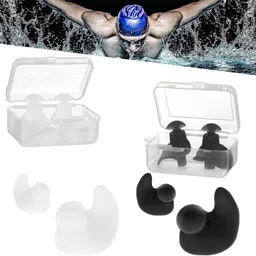 james 2Pairs Swimming Earplugs Reusable Earplugs Soft Silicone Waterproof Reusable Ear Plug-picture-15
