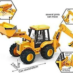 JCB Exclusive Construction toy unbreakable 180 degree rotating toy pc of 1-image-78