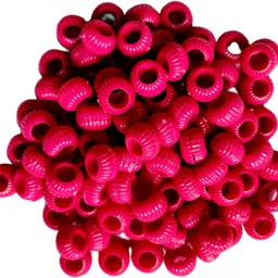 harry enterprises Pink Sound Plastic 40 pcs Pigeon Foot Ring Bird Shoulder Guard-picture-11