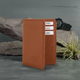 dezire crafts Men & Women Trendy, Travel, Evening/Party, Casual, Ethnic Tan Artificial Leather Card Holder-picture-22