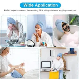 hrk Cotton, Microfiber 500 GSM Hair Towel multicolor image 3