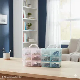 Containers Kitchen Rack 6 layer The Unicorn's Secret Stash Box Plastic-image-1