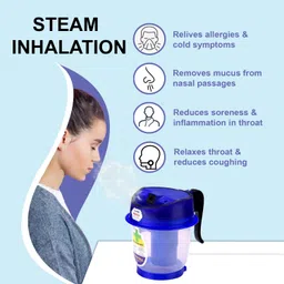 ULTIMATE Delux 4 Way Action Steam Inhaler ( Stay Healthy Look Beautiful Live Better ) Vaporizer image 3