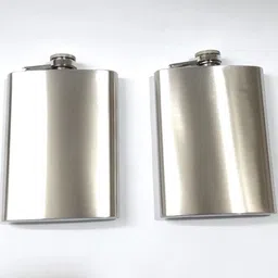 protos india.net Stainless Steel Hip Flask image 2