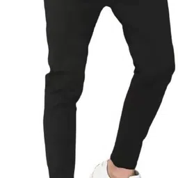 pokhinda Men Skinny Mid Rise Black Jeans-picture-23