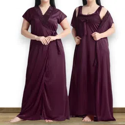 fashonic Pack of 2 Women Nighty Set-picture-13
