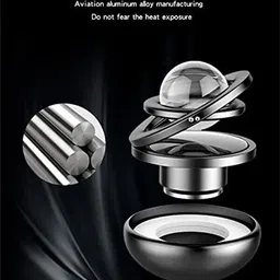 lovmoto Car Air Freshener Car Fragrance Diffuser Creative Solar Helicopter Perfume 720 Air Purifier image 3