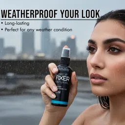 brm traders Natural Makeup Fixer Spray with Aloe Vera, Vitamin E and C, Long-Lasting Primer - 30 ml image 4