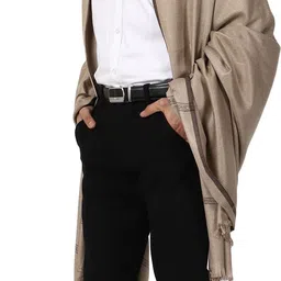swi stylish Wool Embroidered Men Shawl image 3