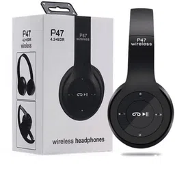 syara ZED_988_P47 Wireless Bluetooth Headphones HD Sound Bass Mic SD Card Slot Bluetooth Headset-picture-12