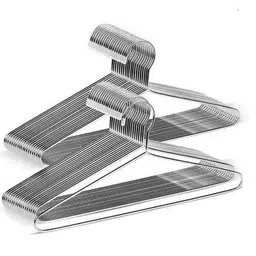 nkhanger Shirt Hanger 24 Pcs Steel Saree Pack of 24 Hangers ForSaree-picture-25