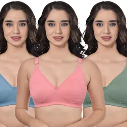 Pack of 3 Women Everyday Non Padded Bra-image-81